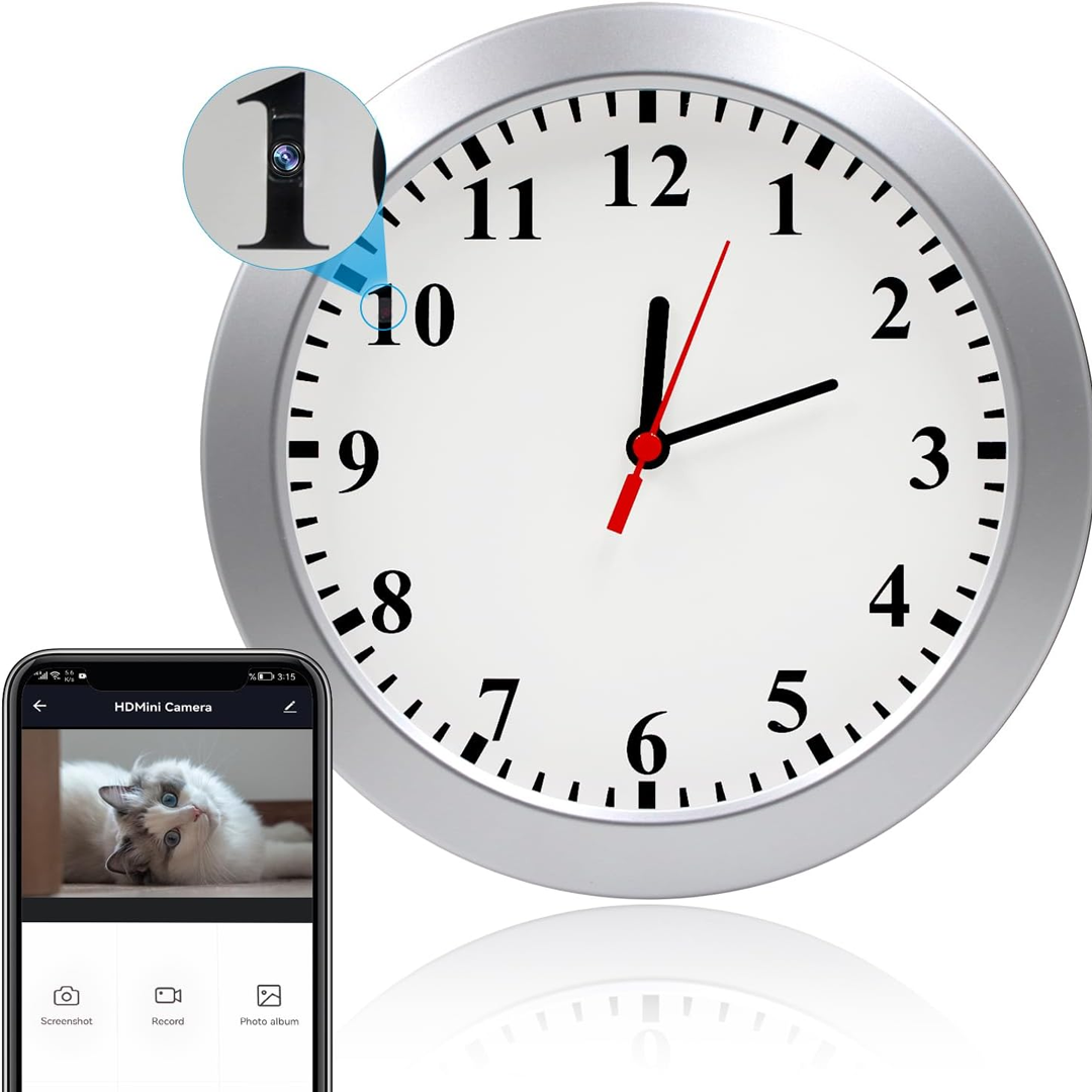 2-in-1 Fast Wireless Charger and 1080P HD Indoor Wireless Security Camera