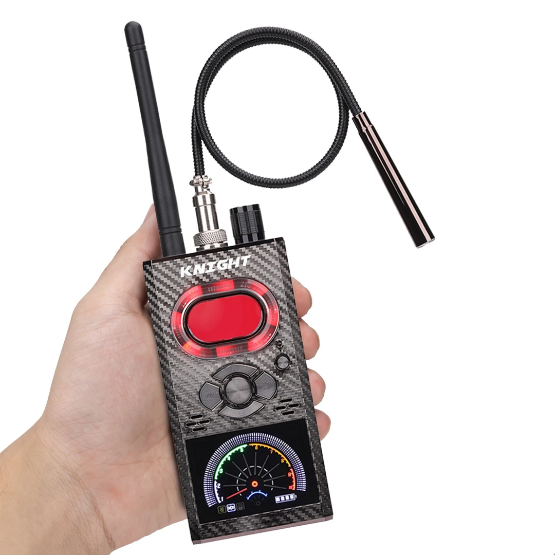 Knight KT8000 Portable Camera Detector – 5-in-1 RF Bug Scanner, GPS Tracker Finder