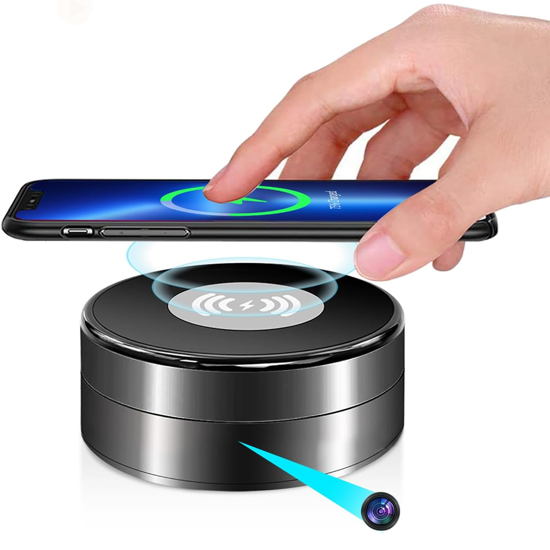Hidden Camera with Wireless Charger 1080P HD
