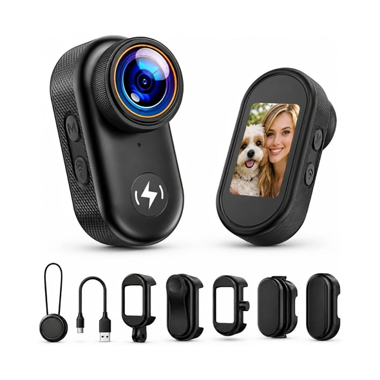 4K Mini Wearable Body Camera with WiFi & 64GB Card