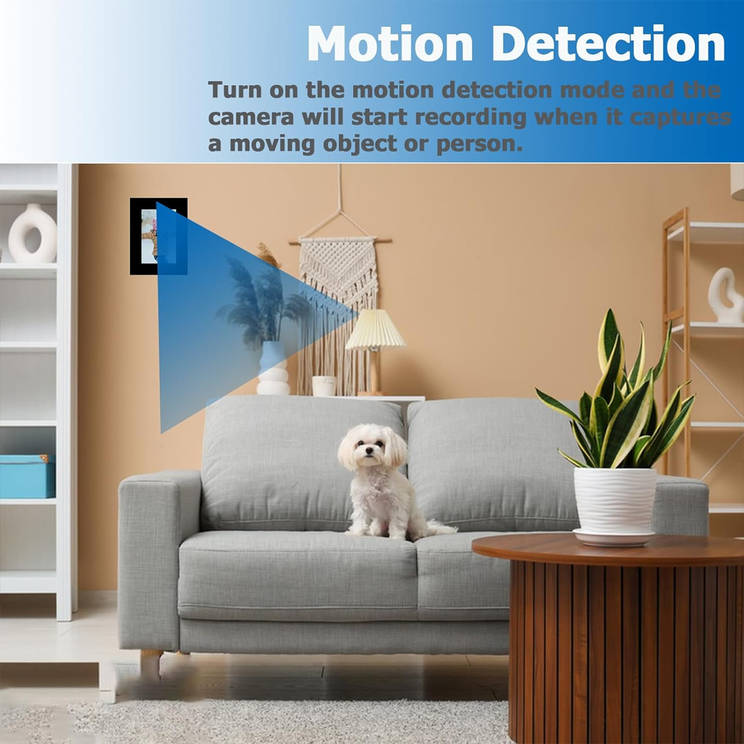 Discreet Home Security Camera 1080P - Loop Recording Indoor Cam
