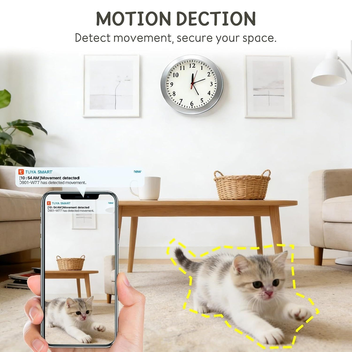 2-in-1 Fast Wireless Charger and 1080P HD Indoor Wireless Security Camera