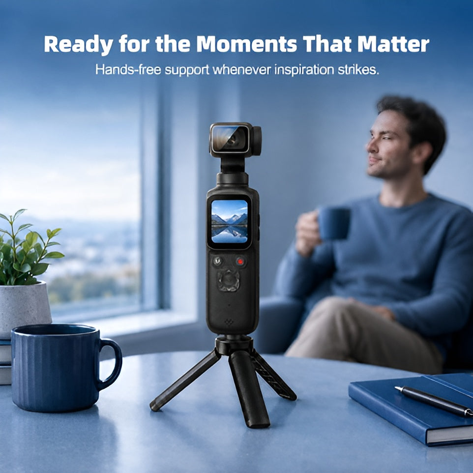 4K Pocket Vlogging Camera with WiFi & Face Tracking