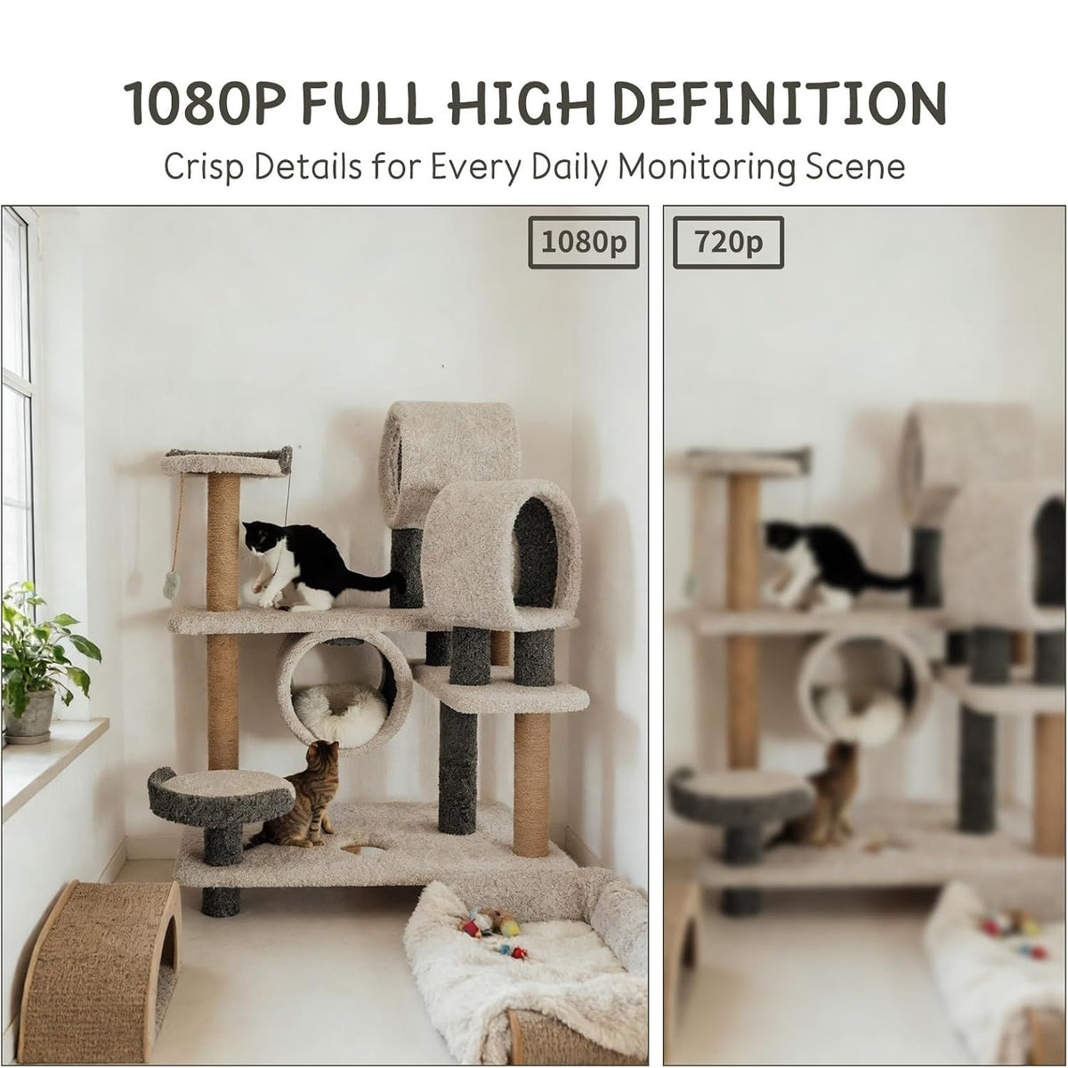 2-in-1 Fast Wireless Charger and 1080P HD Indoor Wireless Security Camera