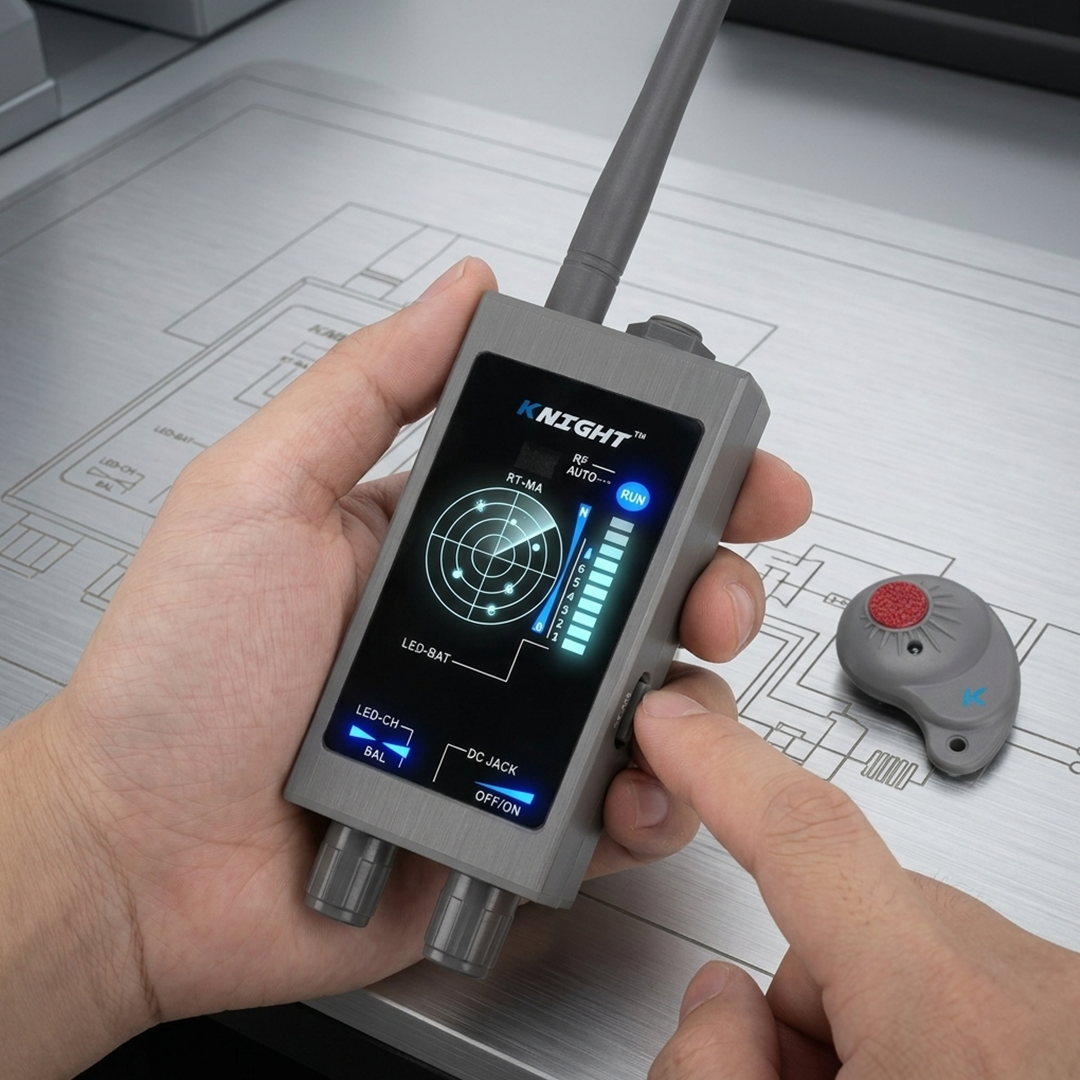 RF Signal, Magnetic Field, Infrared Lens Scan, Smart Detection
