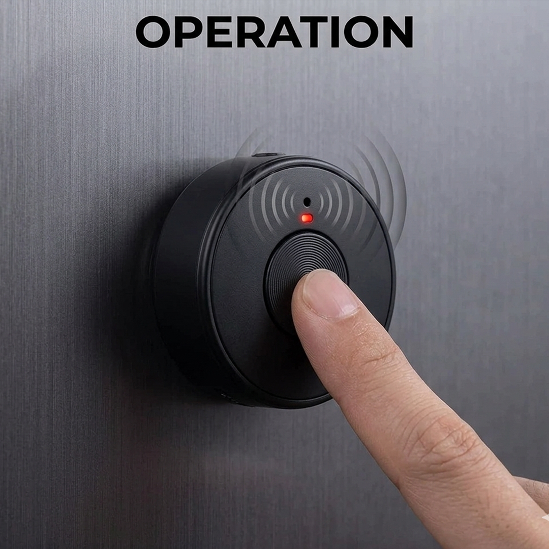 Mini Magnetic Audio Recorder | Voice-Activated Personal Safety & Meeting Recorder