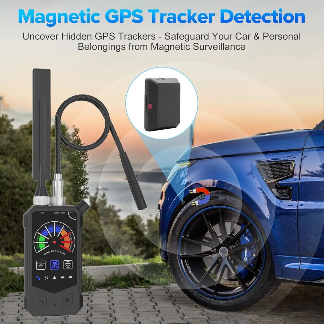 Wireless RF Signal Detector & Optical Lens Scanner for Home Privacy