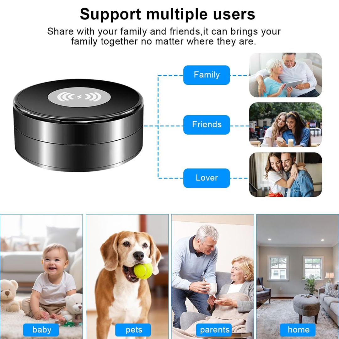 Hidden Camera with Wireless Charger 1080P HD