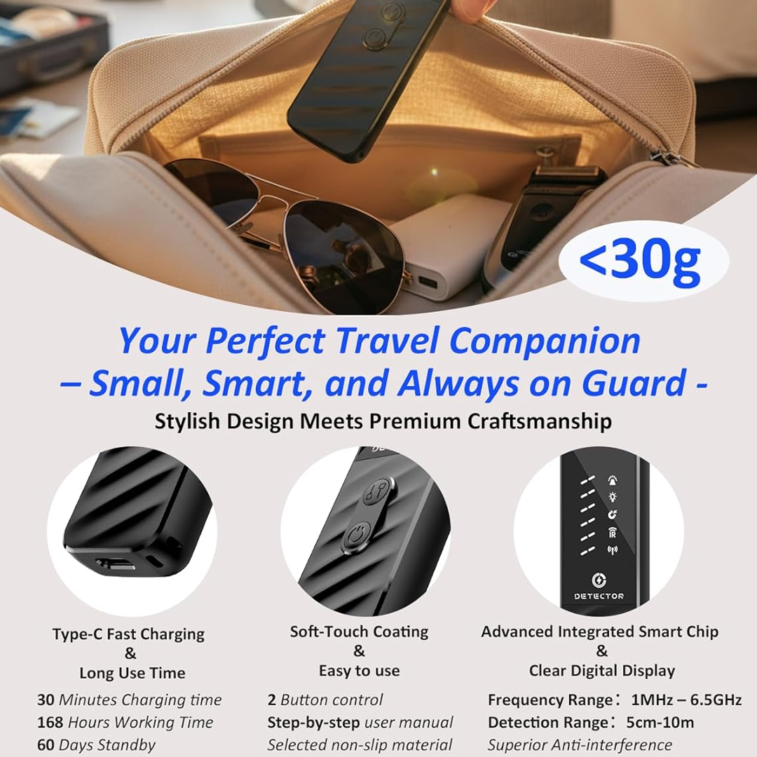 SpyGuard Pro: 168H Battery Signal Finder