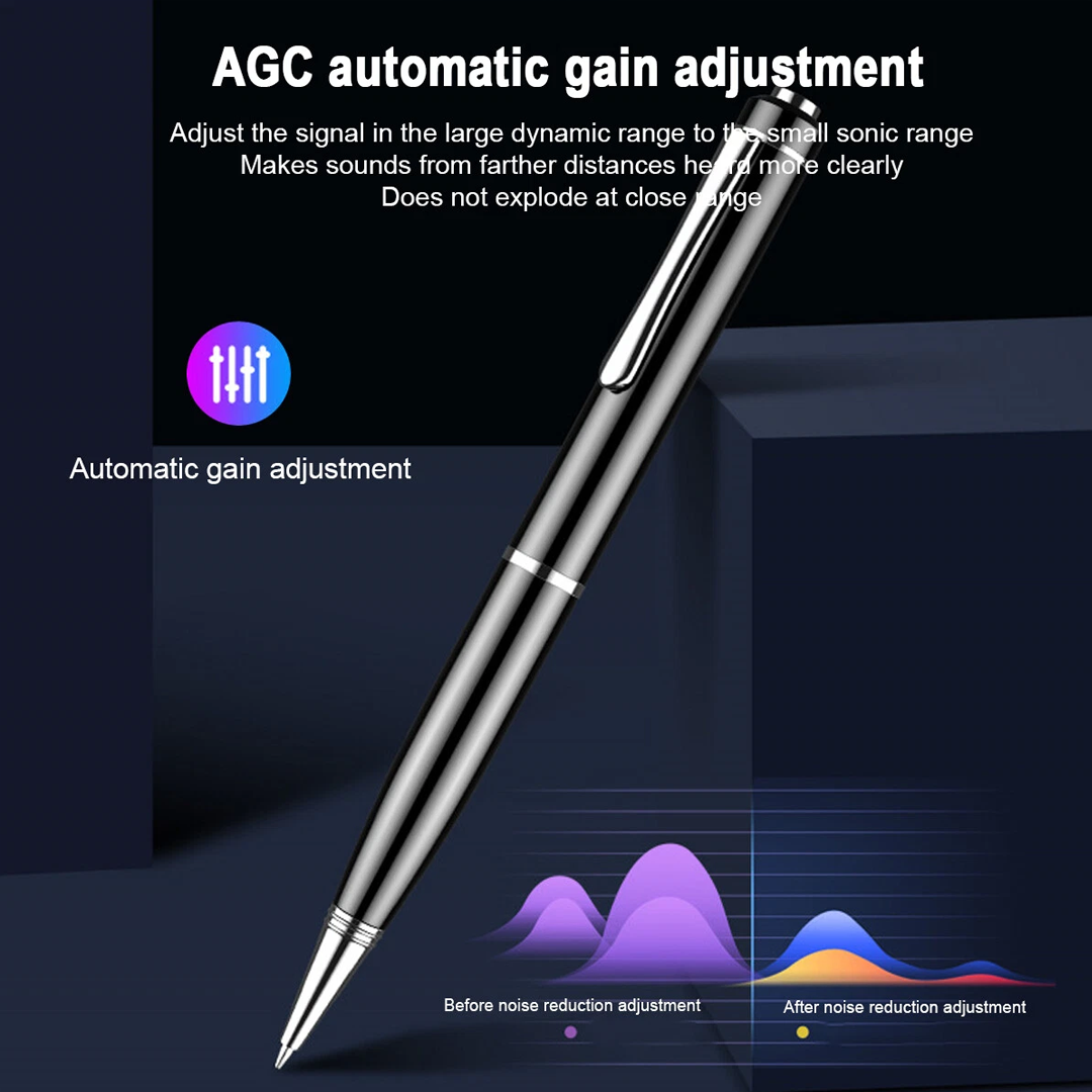 72GB Voice Recorder with AI Noise Reduction & Voice Activation