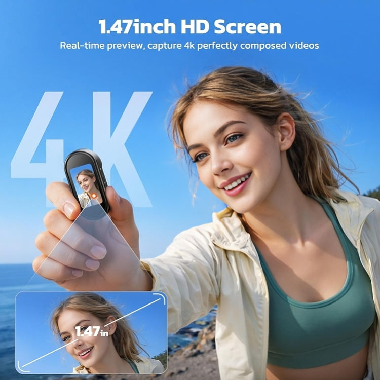 4K Mini Wearable Body Camera with WiFi & 64GB Card