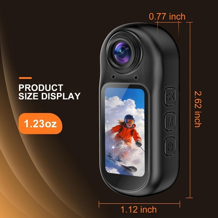 4K Mini POV Body Camera with 6-Axis EIS Stabilization