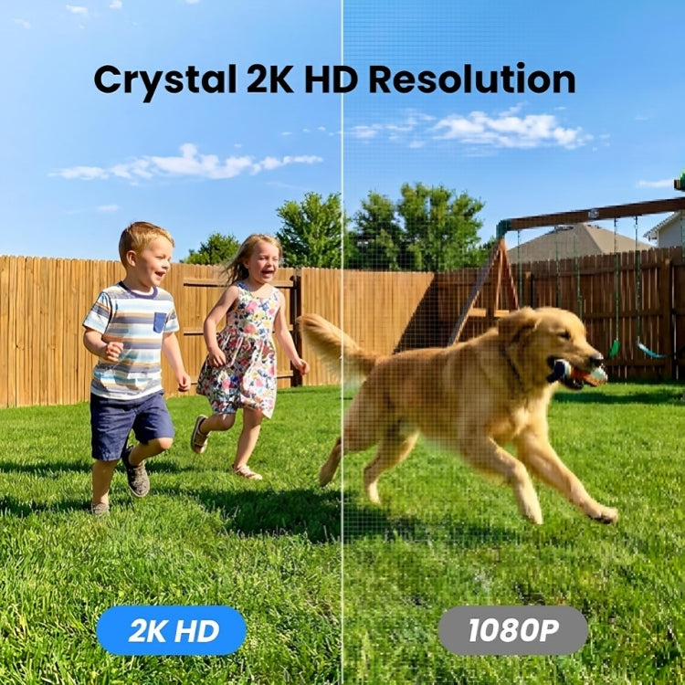 Solar-Powered Outdoor Wireless Security Camera, 2.4GHz Wi-Fi