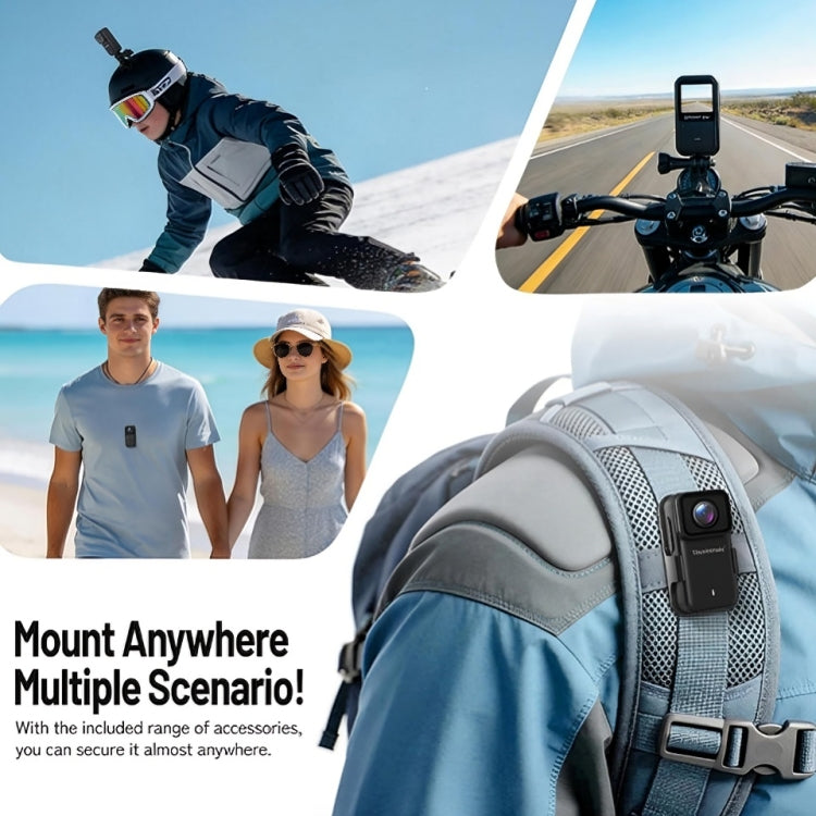 4K WiFi Magnetic Body Camera with 64GB Card