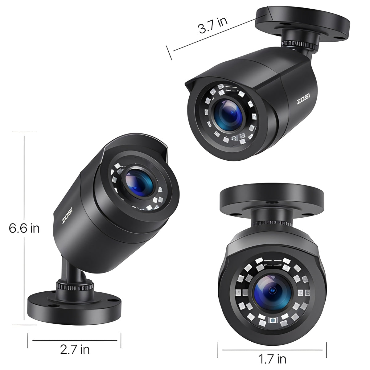 ZOSI 1080p Weatherproof Indoor Outdoor Security Camera