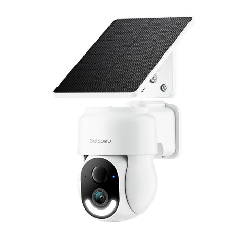 Solar-Powered Outdoor Wireless Security Camera, 2.4GHz Wi-Fi