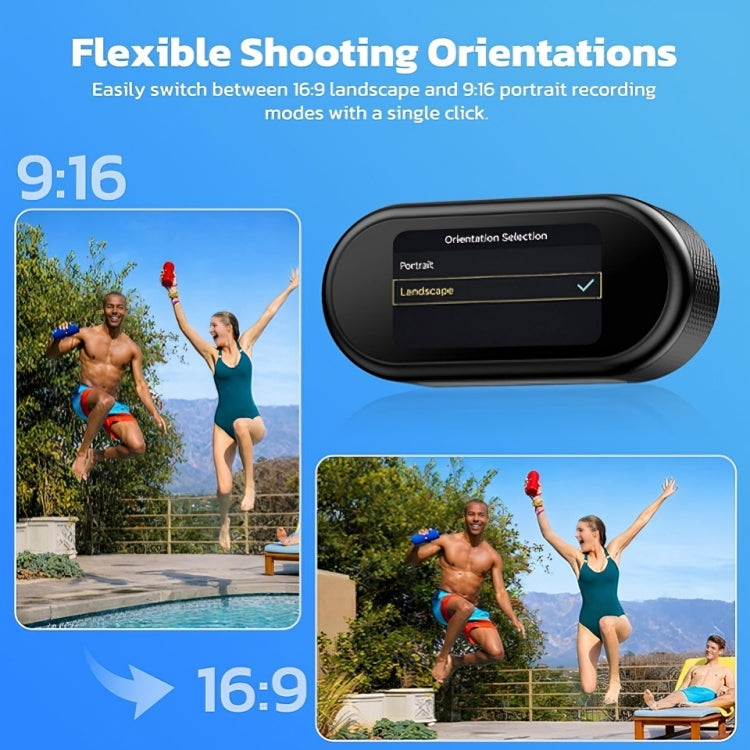 4K Mini Wearable Body Camera with WiFi & 64GB Card