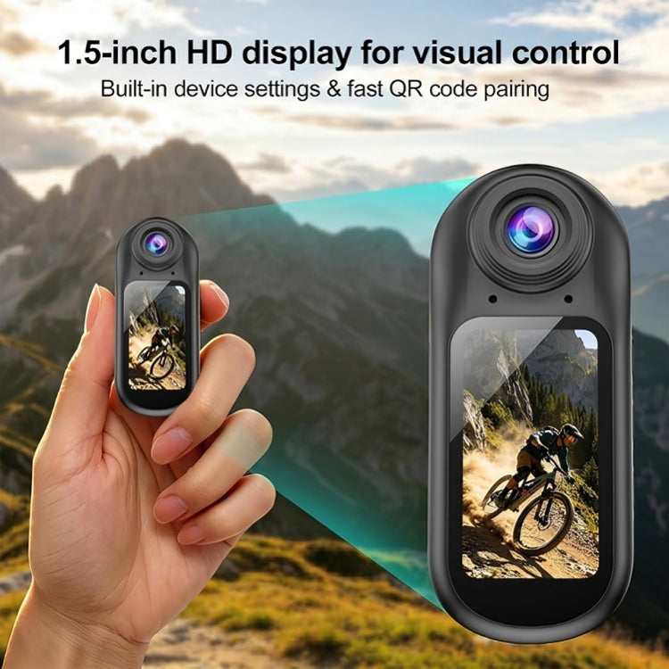 4K Mini POV Body Camera with 6-Axis EIS Stabilization
