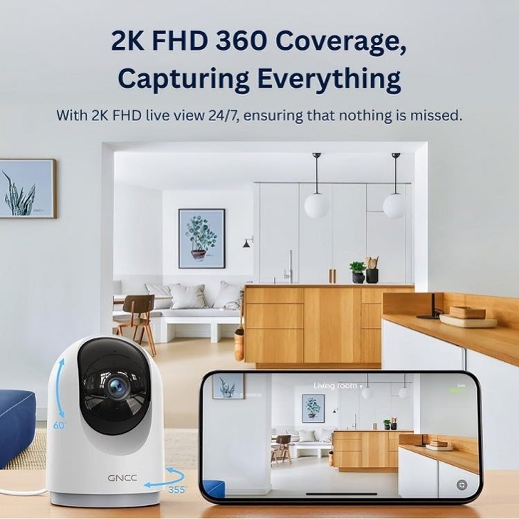 Indoor Security Camera 4-Pack for Home, Pet & Baby Monitoring